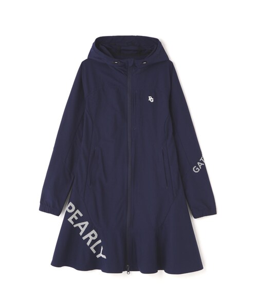 定価47300円【新品】レディースMパーリーゲイツ フーディワンピースコート セール】【PEARLY GATES】TEXBRID 格子 フーディコート