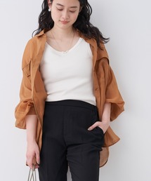 AMERICAN HOLIC | Ｗポケットシアーシャツ(シャツ/ブラウス)