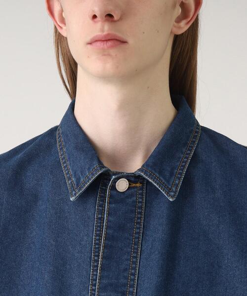 tk.TAKEO KIKUCHI（ティーケータケオキクチ）の「◆フリンジカットデニムベスト（ベスト・メンズ・チャコールグレー/ブルー・88）」の12枚目の写真