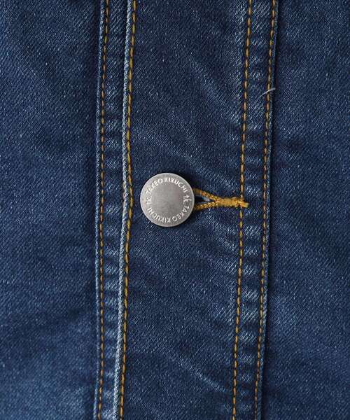 tk.TAKEO KIKUCHI（ティーケータケオキクチ）の「◆フリンジカットデニムベスト（ベスト・メンズ・チャコールグレー/ブルー・88）」の15枚目の写真
