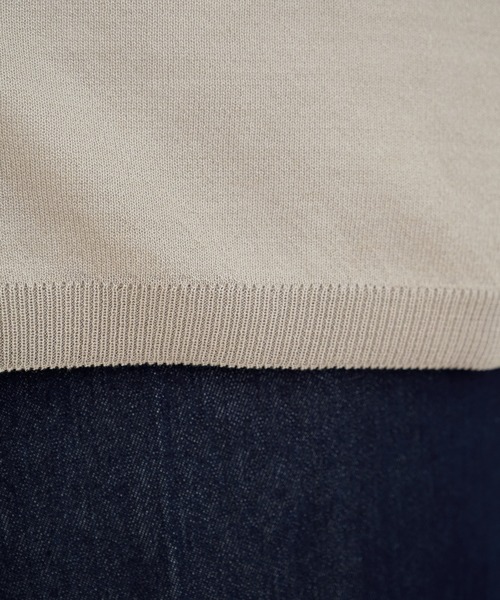 PUBLIC TOKYO（パブリックトウキョウ）の「極 リネンリラックスニットカーデ（カーディガン/ボレロ・メンズ・ベージュ/ブラック/マスタード・2/1/3）」の17枚目の写真