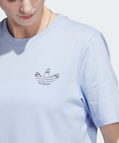 adidas（アディダス）の「ヘンリー・ジョーンズ ニューヨークシティ Tシャツ / アディダスオリジナルス adidas Originals（Tシャツ/カットソー・メンズ・ブルー・LARGE/MEDIUM/SMALL/X-LARGE/X-SMALL/3XL/XX-LARGE）」の3枚目の写真