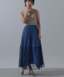 Limue | チュールレイヤードフレアスカート(スカート)
