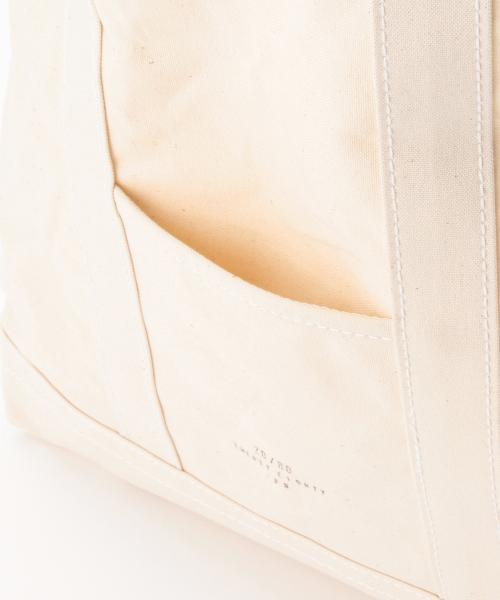 Ray BEAMS（レイビームス）の「20/80 / キャンバス クラッチバッグ（クラッチバッグ・レディース・ホワイト/ネイビー・ONE SIZE）」の18枚目の写真