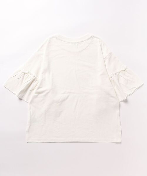 LOWRYS FARM（ローリーズファーム）の「ソデフリルＴシャツＳＳ　 907824（Tシャツ/カットソー・レディース・ホワイト/その他/ブラウン/ブラック・FREE）」の15枚目の写真