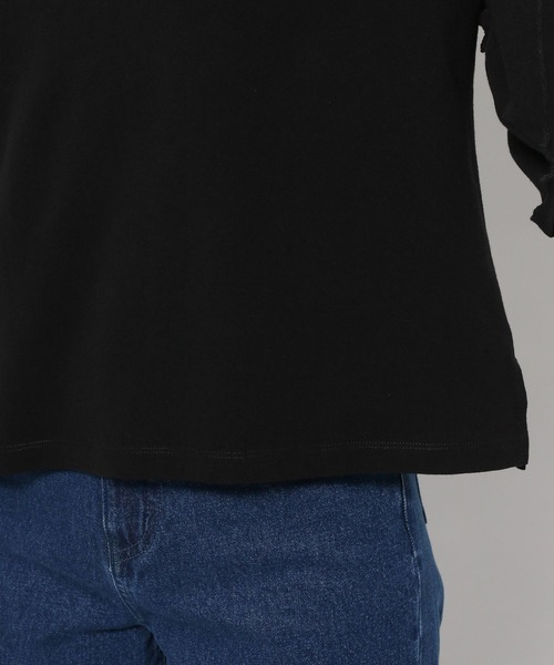 LOWRYS FARM（ローリーズファーム）の「ソデフリルＴシャツＳＳ　 907824（Tシャツ/カットソー・レディース・ホワイト/その他/ブラウン/ブラック・FREE）」の10枚目の写真