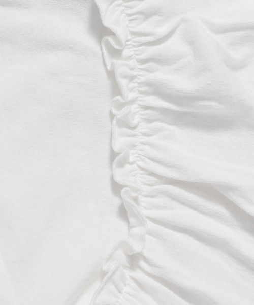 LOWRYS FARM（ローリーズファーム）の「ソデフリルＴシャツＳＳ　 907824（Tシャツ/カットソー・レディース・ホワイト/その他/ブラウン/ブラック・FREE）」の17枚目の写真