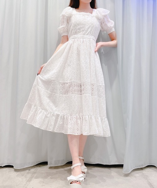 QFD コットン ドレス ロングワンピース セール】 コットンドレス （ロング・マキシ丈ワンピース