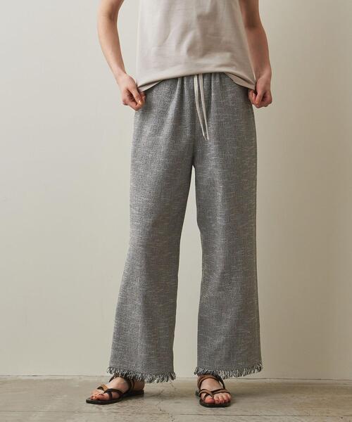 Steven Alan(スティーブンアラン)の「<Steven Alan>COTTON MIX TWEED FRINGE PANTS/パンツ(その他パンツ・レディース・グレー/ベージュ・S/M)」の6枚目の写真
