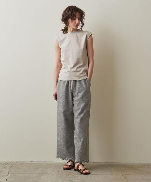 Steven Alan(スティーブンアラン)の「<Steven Alan>COTTON MIX TWEED FRINGE PANTS/パンツ(その他パンツ・レディース・グレー/ベージュ・S/M)」の7枚目の写真