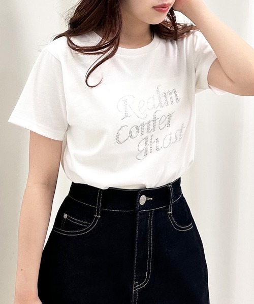 UGG ラインストーン ロゴTシャツ atmospink UGG ラインストーン ロゴTシャツ atmospink - メルカリ