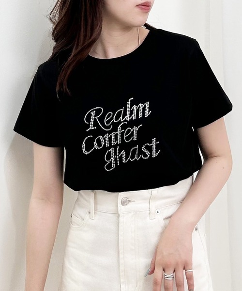 ☆送料・関税込☆GANNI★ラインストーンロゴTシャツ★ 楽天市場】GANNI ガニー 半袖 Tシャツ BASIC JERSEY RHINESTONE