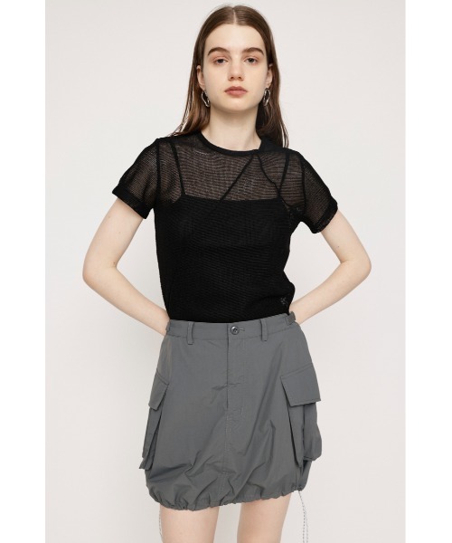 ⭐︎超美品⭐︎minimal sheerシャツ 楽天市場】ミーンズワイル トロピカルサイドスリットオープン