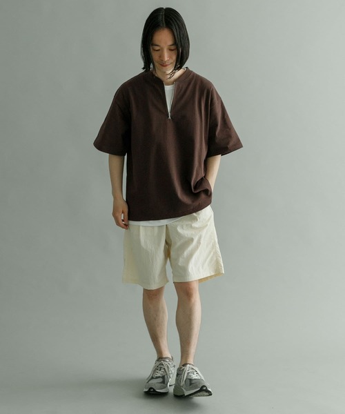 URBAN RESEARCH（アーバンリサーチ）の「『Sサイズあり』ナイロンアクティブタックショーツ（その他パンツ・メンズ・ナチュラル/ネイビー/オリーブ/ブルー・SMALL/MEDIUM/LARGE）」の15枚目の写真