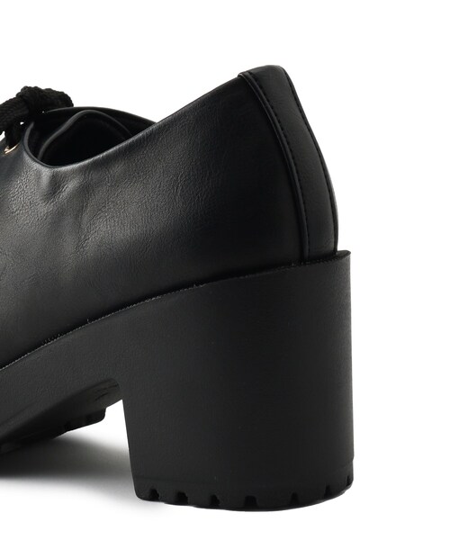 cs T&P（シーエスティーアンドピー）の「【らくちん履き心地】厚底レースアップパンプス（パンプス・レディース・ブラック/ホワイト/ブラック系/ブルー系その他2/ワイン系/ブラック系2・L/S/M/LL）」の18枚目の写真