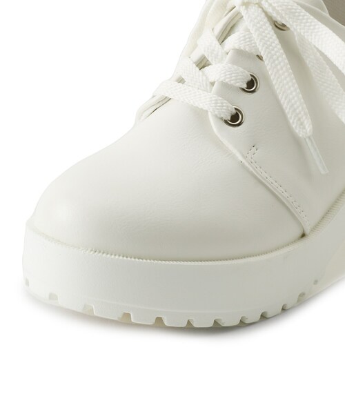 cs T&P（シーエスティーアンドピー）の「【らくちん履き心地】厚底レースアップパンプス（パンプス・レディース・ブラック/ホワイト/ブラック系/ブルー系その他2/ワイン系/ブラック系2・L/S/M/LL）」の20枚目の写真