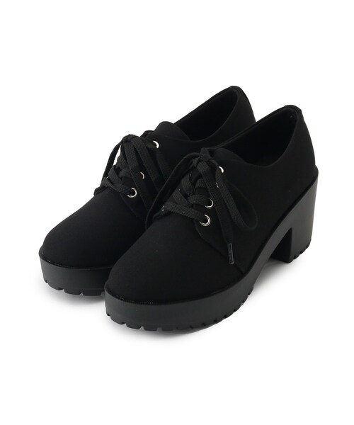 cs T&P（シーエスティーアンドピー）の「【らくちん履き心地】厚底レースアップパンプス（パンプス・レディース・ブラック/ホワイト/ブラック系/ブルー系その他2/ワイン系/ブラック系2・L/S/M/LL）」の13枚目の写真