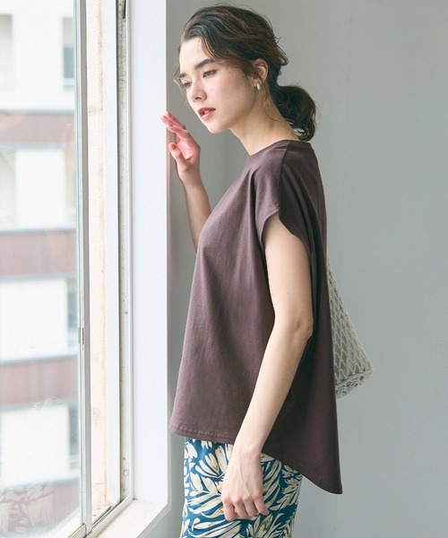tシャツ アトラストリコット フレンチスリーブトップス レディース coca tシャツ フレンチスリーブアソートTシャツ レディース