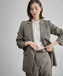 ROPE' | ヘリンボーンウエストシェイプジャケット/セットアップ対応(テーラードジャケット)