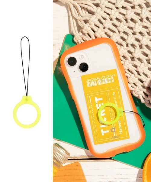 iFace(アイフェイス)の「iFace Reflection Neo Silicone Ring リング ストラップ(スマホグッズ・レディース・パープル/オレンジ/ピンク/クリアイエロー/クリアグリーン/クリアブルー・FREE)」の5枚目の写真
