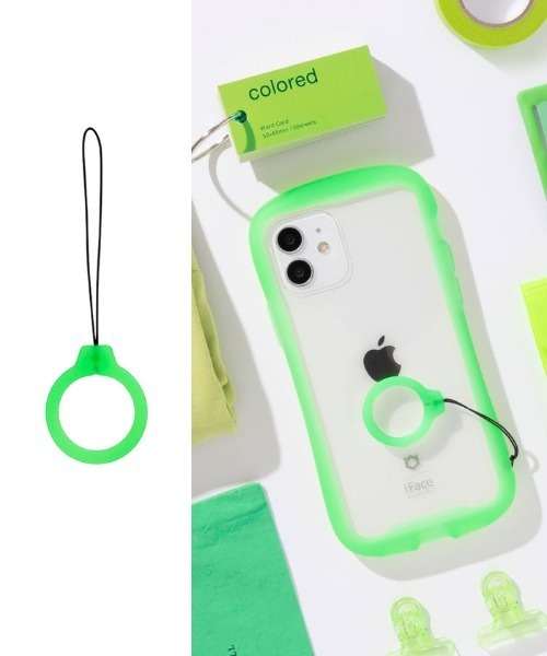 iFace(アイフェイス)の「iFace Reflection Neo Silicone Ring リング ストラップ(スマホグッズ・レディース・パープル/オレンジ/ピンク/クリアイエロー/クリアグリーン/クリアブルー・FREE)」の2枚目の写真