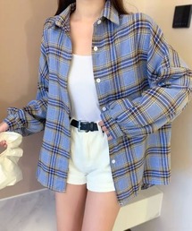 チェックシャツ
