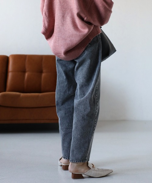 ap retro（アプレトロ）の「【選べるデザイン】バレルデニムパンツ/カーブデニムパンツ（デニムパンツ・レディース・ブルー/ネイビー/ブラック/オフホワイト/インディゴブルー・FREE）」の15枚目の写真