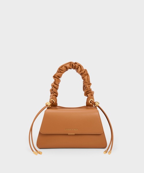 Charles&Keithコゼット ルーシュドハンドルトラベースバッグ CHARLES & KEITH（チャールズ & キース）の「Cosette コゼット