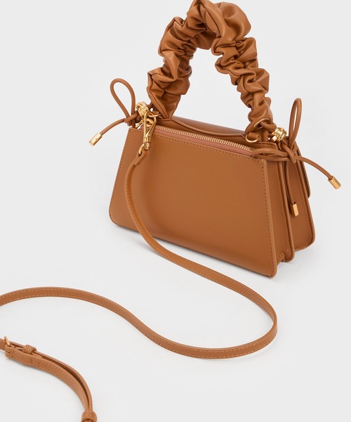 CHARLES & KEITH Cosette コゼット ルーシュドハンドルトラ