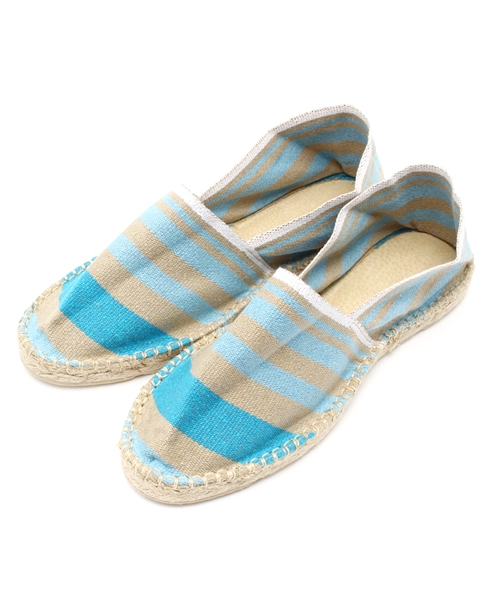 FRAMeWORK（フレームワーク）の「PRODISO エスパドリーユ ボーダー（スニーカー・レディース・サックスブルー/ネイビー/ダークブルー/コバルトブルー・36/37/38/35）」の2枚目の写真