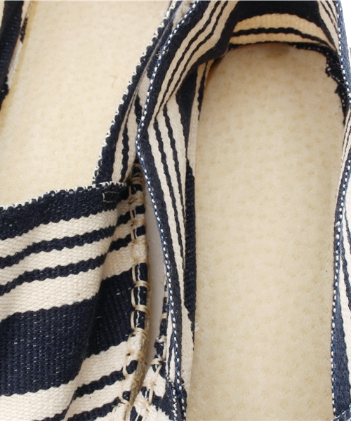 FRAMeWORK（フレームワーク）の「PRODISO エスパドリーユ ボーダー（スニーカー・レディース・サックスブルー/ネイビー/ダークブルー/コバルトブルー・36/37/38/35）」の8枚目の写真