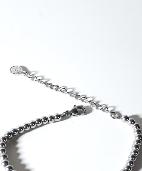 MinoriTY(マイノリティ)の「【MinoriTY】シードチェーンブレスレット メンズ ウィメンズ ユニセックス(ブレスレット・メンズ・シルバー・FREE)」の5枚目の写真