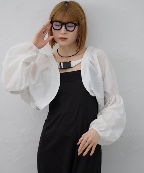 ベルト付きバルーンボレロ（カーディガン/ボレロ）｜leimn（レイムン