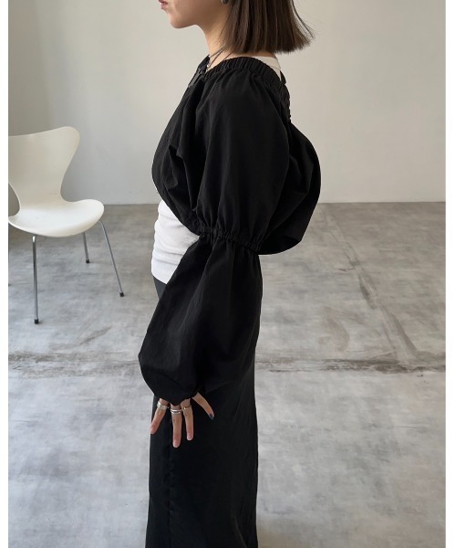 セール】ベルト付きバルーンボレロ（カーディガン/ボレロ）｜leimn