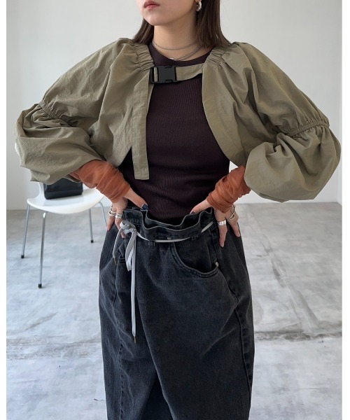 Rene❤︎パール付きボレロ rinfarre2wayボレロ - カラードレス