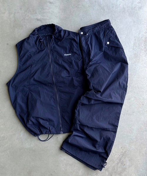 shesame(シーセム)の「膝タック入りナイロンパンツ(その他パンツ・レディース・ブラック/グレー/ネイビー・MEDIUM/LARGE)」の14枚目の写真
