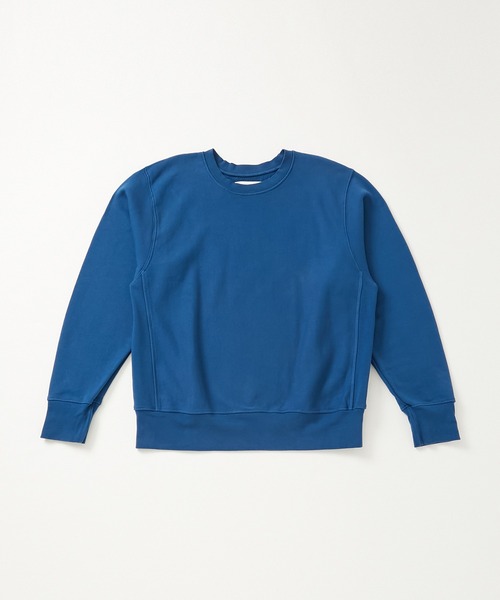 LES TIEN(レスティエン)の「LES TIEN / レスティエン CROP CREW / スウェット (CF-1003)(スウェット・メンズ・ブルー系2/ブラウン系1/ネイビー/ブラック/グレー/レッド系その他/アイボリー/ブラック系その他/オフホワイト/レッド/ブルー系その他/ブルー系その他3・MEDIUM/LARGE/SMALL)」の9枚目の写真