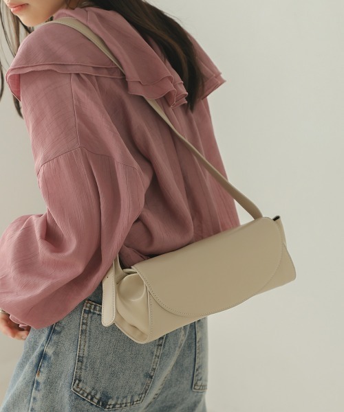 Bab（バブ）の「ランドスケープバッグ（ショルダーバッグ・レディース・アイボリー/ブラック/キャメル・ONESIZE）」の14枚目の写真