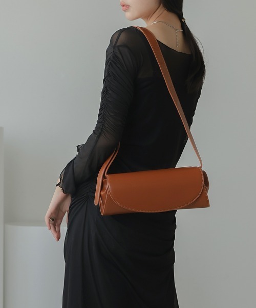 Bab（バブ）の「ランドスケープバッグ（ショルダーバッグ・レディース・アイボリー/ブラック/キャメル・ONESIZE）」の6枚目の写真