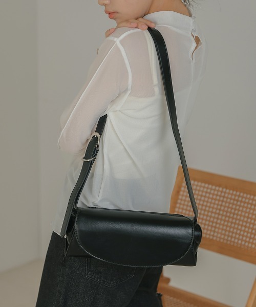 Bab（バブ）の「ランドスケープバッグ（ショルダーバッグ・レディース・アイボリー/ブラック/キャメル・ONESIZE）」の4枚目の写真