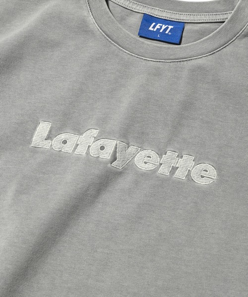 Lafayette（ラファイエット）の「LFYT ラファイエット [Lafayette] - ピグメント ダイ ロゴ Tシャツ 後染め [PIGMENT DYED LAFAYETTE LOGO TEE]（Tシャツ/カットソー・メンズ・ブラック/グレー/グリーン/パープル・XXL/L/XL/S/M）」の7枚目の写真