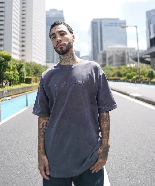 Lafayette（ラファイエット）の「LFYT ラファイエット [Lafayette] - ピグメント ダイ ロゴ Tシャツ 後染め [PIGMENT DYED LAFAYETTE LOGO TEE]（Tシャツ/カットソー・メンズ・ブラック/グレー/グリーン/パープル・XXL/L/XL/S/M）」の10枚目の写真