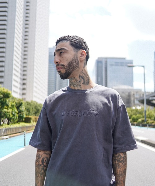 Lafayette（ラファイエット）の「LFYT ラファイエット [Lafayette] - ピグメント ダイ ロゴ Tシャツ 後染め [PIGMENT DYED LAFAYETTE LOGO TEE]（Tシャツ/カットソー・メンズ・ブラック/グレー/グリーン/パープル・XXL/L/XL/S/M）」の11枚目の写真