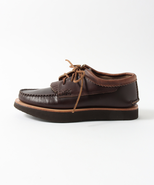 YUKETEN(ユケテン)の「【YUKETEN×JOURNAL STANDARD】別注 Blucher Rocker w/ Kiltie(モカシン/デッキシューズ・メンズ・ブラウン/ブラック・90/85/80/75/95)」の3枚目の写真