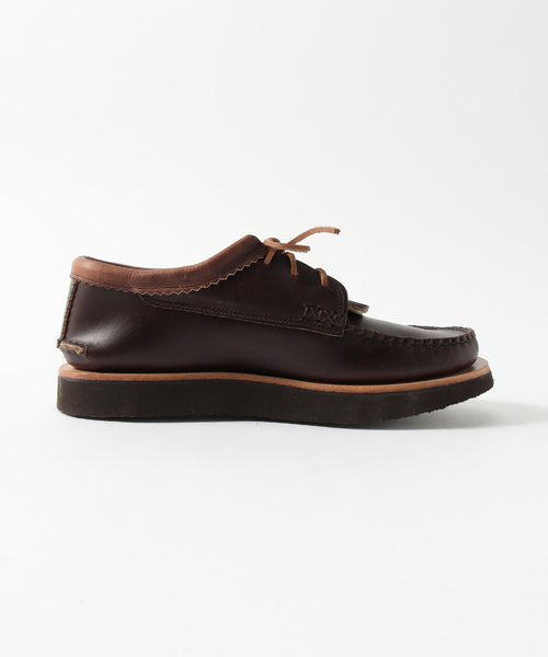 YUKETEN(ユケテン)の「【YUKETEN×JOURNAL STANDARD】別注 Blucher Rocker w/ Kiltie(モカシン/デッキシューズ・メンズ・ブラウン/ブラック・90/85/80/75/95)」の5枚目の写真