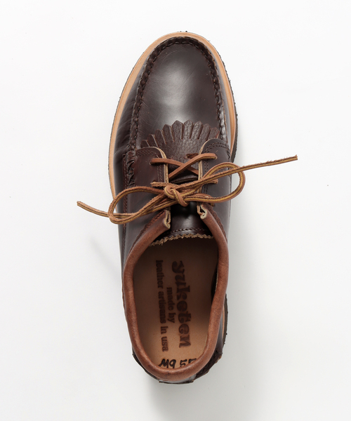 YUKETEN(ユケテン)の「【YUKETEN×JOURNAL STANDARD】別注 Blucher Rocker w/ Kiltie(モカシン/デッキシューズ・メンズ・ブラウン/ブラック・90/85/80/75/95)」の7枚目の写真