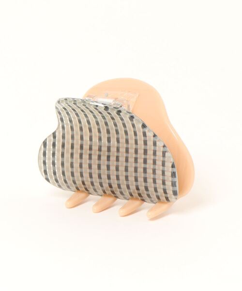 tone(トーン)の「【KuKuLu TOKYO】チェック ツートン バンスクリップ(バレッタ/ヘアクリップ・レディース・グリーン系その他/ベージュ系その他/レッド系その他/ブラウン系その他・FREE)」の13枚目の写真