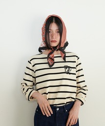 LARUTA | 【LARUTA】厚盛チビロゴ刺繍ロンT(Tシャツ/カットソー)