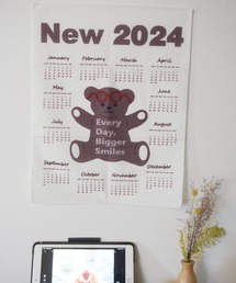 Port（ポート）の「【 2024年 】 ベア＆フラワー ファブリック カレンダー #（ポスター/アート・キッズ）」