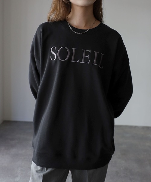 セール】SOLEIL刺繍トレーナー（スウェット）｜Riberry（リベリー）の